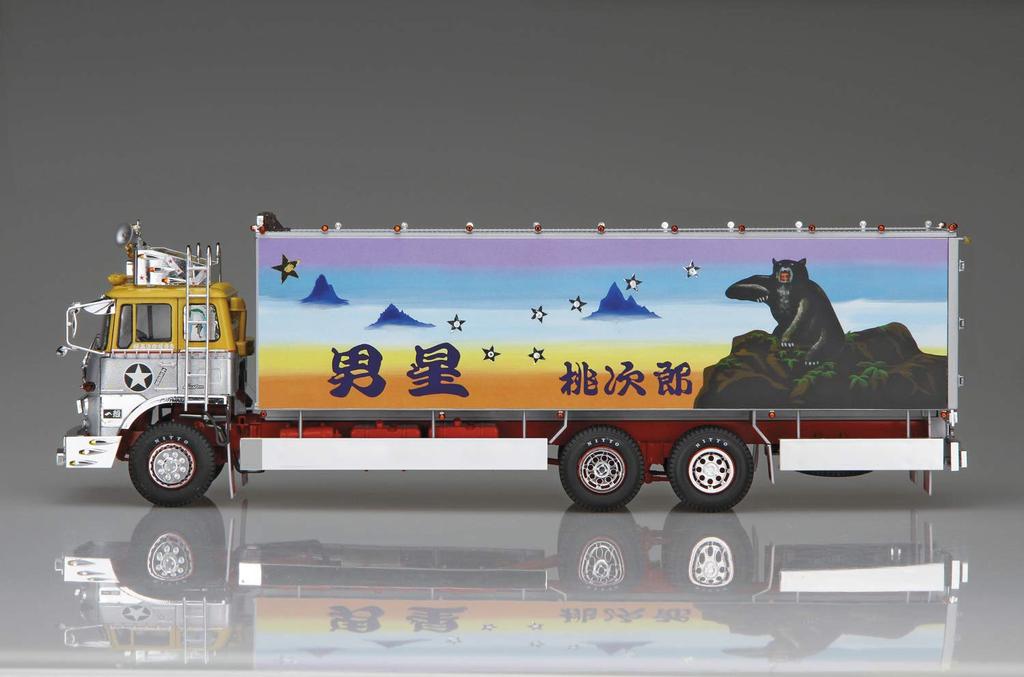 Aoshima Bunka Kyozai Truck Yaro Series No Opinions Allowed Plastic Model 1/32 No.1 "First Star"