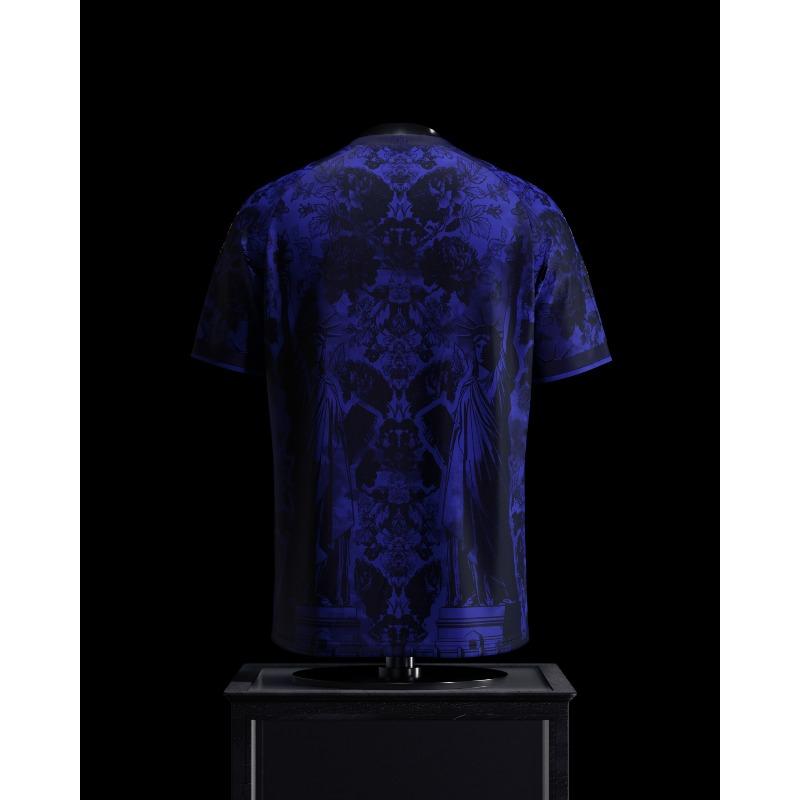 Assistenza Eventi Calcistici Mondiali, Maglia Concept Creativo Francese, Maglia Estiva Progettata per Uso Singolo, Maglia da calcio stampata in 3D