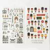 Kawaii Panda Creative Cartoon Stickers Cute Guka Hand-Painted Stickers High-Value Stationery Diy Hand-Painted Handbook Stickers