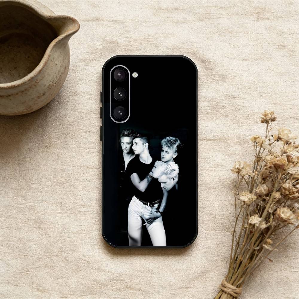 Band D-Depeche Mode Phone Case For Samsung Galaxy A73,21,22,32,71,53,52,51,80,5G Soft Black Cover Samsung a72