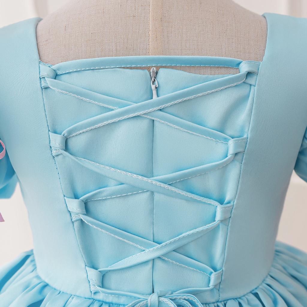 Wedding Flower Girls Dress Toddler Baptism 1st Birthday Dress Baby Girl Clothes Princess Wedding Lace Party Kids Costume L3052