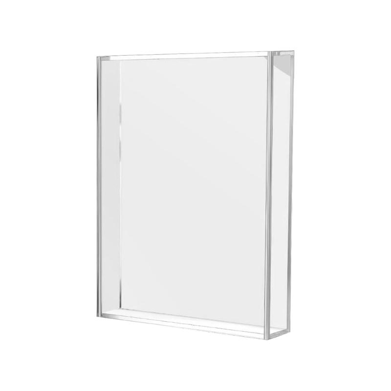 Akrylová vitrína DIY Stolní rámeček na vystavení Průhledná krabička na vzpomínky pro sušené květiny do místnosti/na narozeniny/svatby/večírky