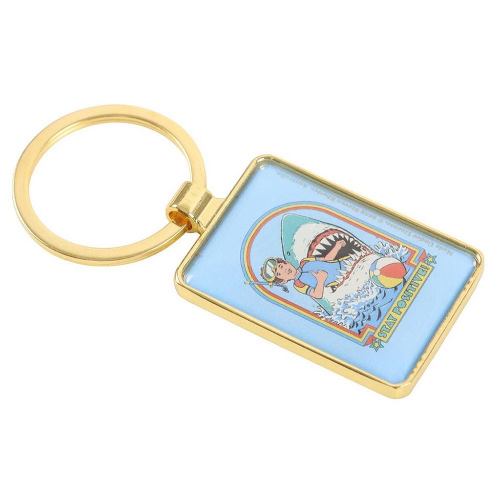 Steven Rhodes Stay Positive Keyring