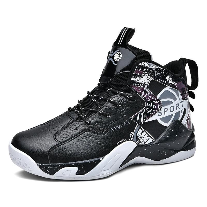 Unisex Basketball Shoes Low Top Rubber Sole Non-Slip Training Sneakers Indoor Court Sports