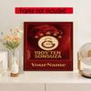 Galatasaray Personalized Text Diamond Painting Round Diamond Mosaic Rhinestones Diamond Embroidery Craft Kit Wall Decor Without Frame