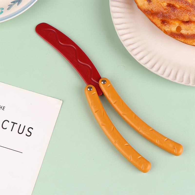 3D Printing Gravity  Dog Butterfly Knife Banana Radish Knife Model Push Card Decompressionn Toy Student Prize