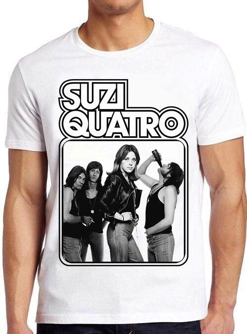 Suzi Quatro Dívka z Detroitu Městská Hudba Unisex Dárek Tričko T Shirt 7302