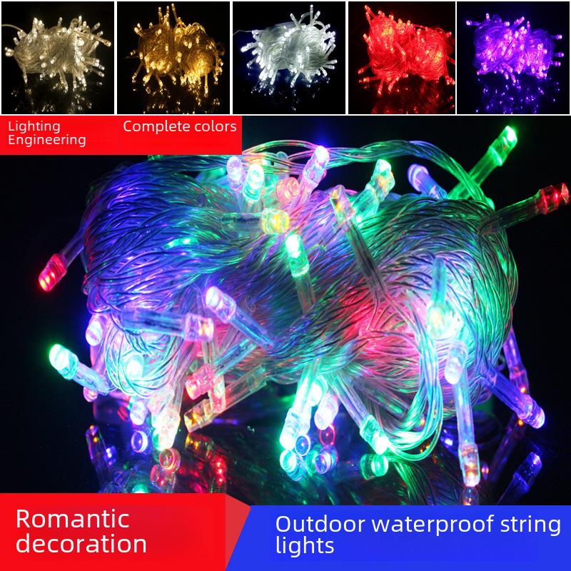 Starry LED Christmas Light Strip - Decorative Outdoor Atmosphere String