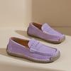 Hand-stitched Women Casual Shoes Loafers Slip On Driving Shoes Moccasins Women Flats Shoes