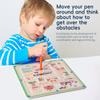 Wooden Magnetic Color and Number Maze Learning Education Toys Color Matching Montessori Toys Wooden Toys Gifts for Children