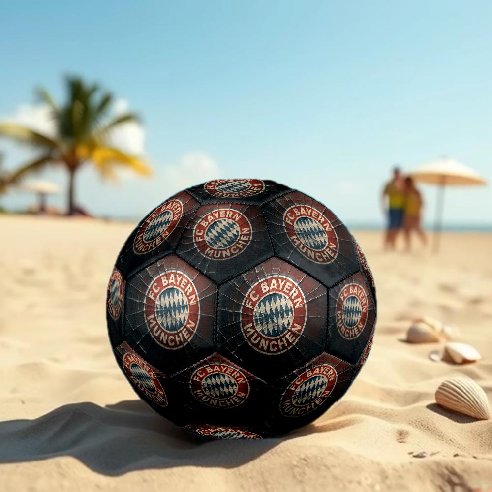 1 pz Stemma Bayern Monaco Taglia 5 Pallone da Calcio PVC Calcio Partite Sportive Allenamento Giochi all'Aperto Spiaggia Palloni Elastici 07c11