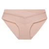 Sexy Lace Patchwork Printed No-Show Briefs Women Underwear QF7158AD