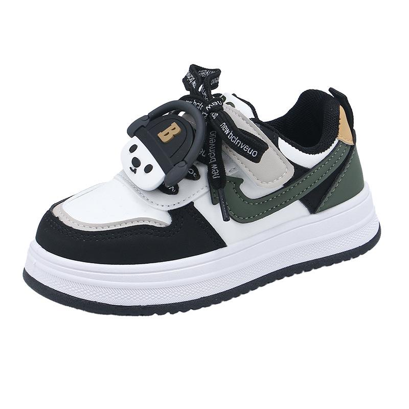 Breathable, Wear-Resistant Skate Shoes for Kids – Comfortable Soft Sole Sneakers for Boys & Girls with Cartoon Design