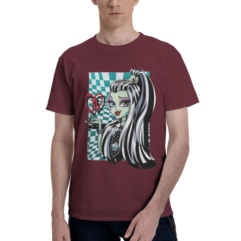 Frankie Stein Draculaura 100 Cotton Casual Breathable Confortable T Shirt Mens Clothing Deals Graphic Tee