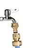 3/4" Brass Hose Quick Connect Set - Universal Garden Connectors Kit with 2 Quick Connectors & 1 Hose Repair Connectors Fitting