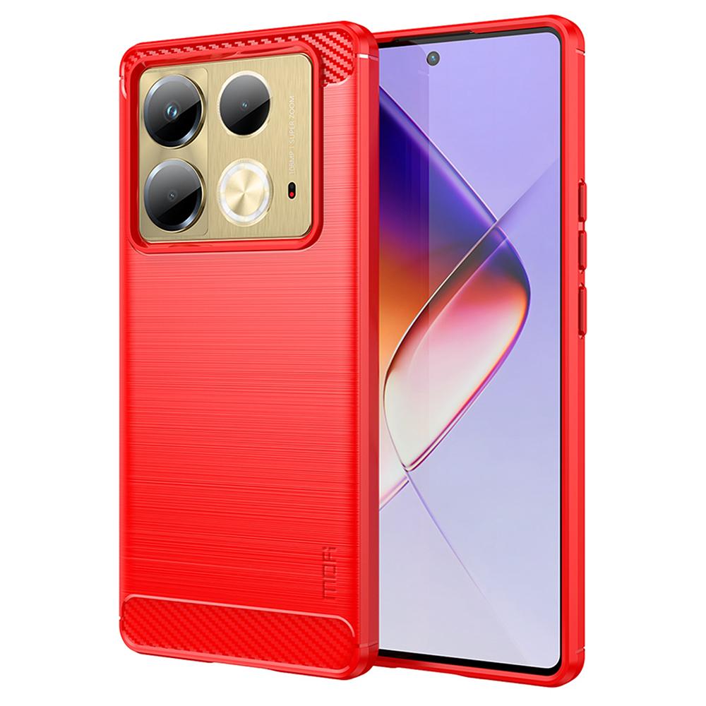 

MOFI JK TPU Series-1 For Infinix Note 40 Drop-Proof Case Brushed TPU Phone Cover Red