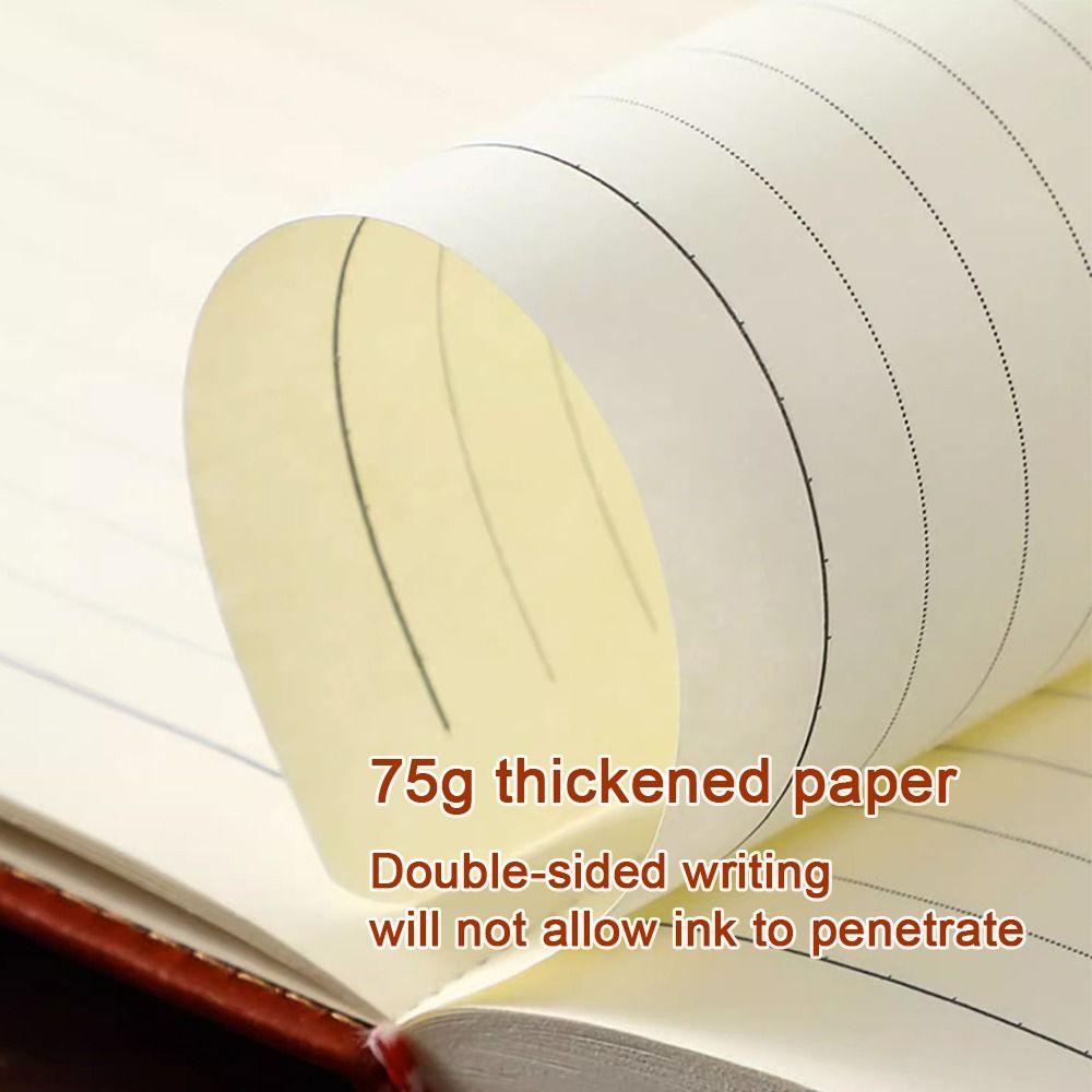 PU-Leder-Abdeckung A5 Büro-Notizbuch 240 Seiten A5 Quadratische Notizbücher Schreibblock