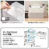 JEJ Astage Storage Desk Desk Made in 26cm Wide x Deep x High Box, Tote, Organizer, Stackable, Japan, Clear, 18.8cm 14.5cm