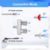 4000 PSI Power Washer Nozzle Quick Connector Dual Nozzle  Pressure Cleaning