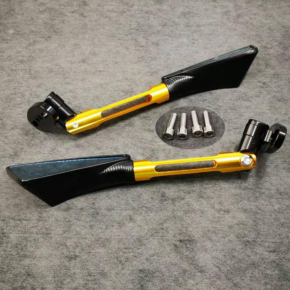 Blauer Blendschutzspiegel für Suzuki GSXR125 GSX250R GSX650F GSX-R CNC-Aluminium-Motorrad-Lenker-Rückspiegel