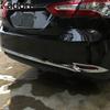 Rear Bottom Bumper Cover Trim For Toyota Camry 70 LE XLE 2018-    Chrome Car Rear Fog Light Lamp Molding Trims