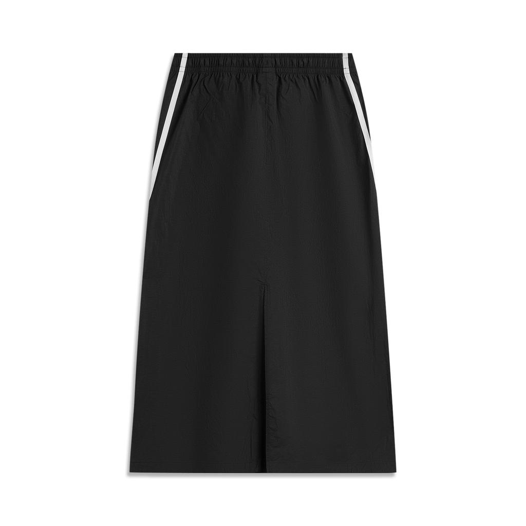 Li-Ning Comfortable Woven Versatile Casual Long Skirt Women Skirts Black ASKV240-1
