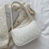 Fashion Handlebags for Women PU Leather Bags Leisure Armpit Bag Shopping Shoulder Bags Dumpling Handbag Female Hand Bag