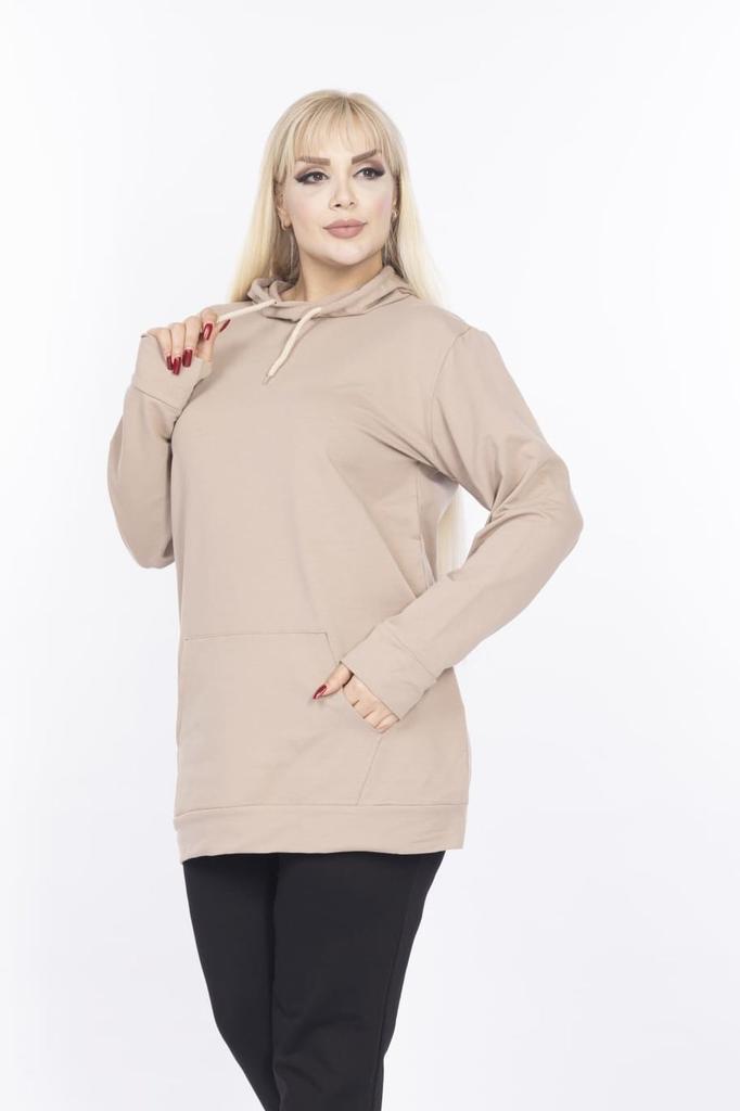 Damska bluza w stylu oversize, odzież plus size, bluza
