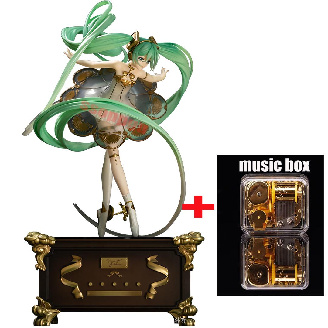 VOCALOID Modell Hatsune Miku Symphonie 5. Jubiläum Anime Mädchen PVC Actionfigur Spielzeug Spieluhr Statue Sammlermodell Puppe No Retail Box