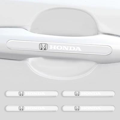 4 Peças Adesivo Protetor de Maçaneta de Porta de Carro Estilo Automotivo Para Fit Mugen Insight Type S R VTEC DOHC Modulo Vezel Legend RR Si