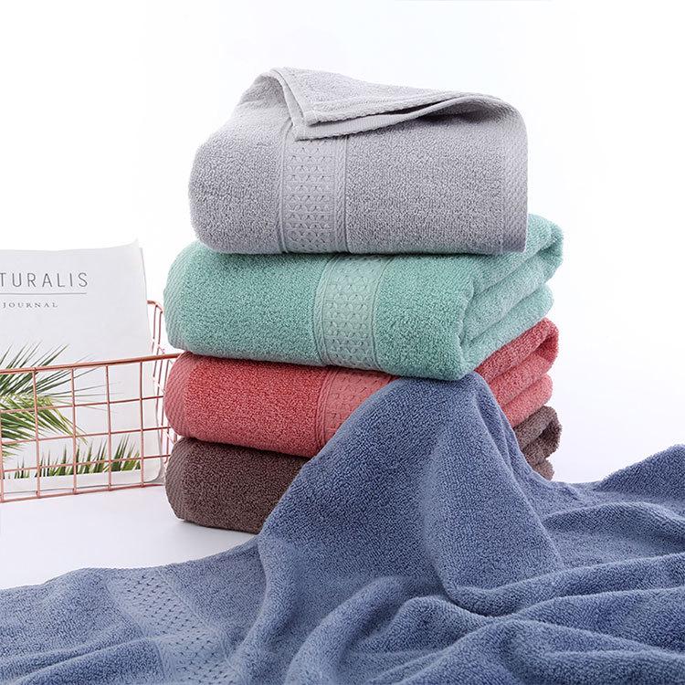 Quick-Drying, Absorbent, No-Shed, Thickened Unisex Bath Towel - 100% Pure Cotton for Adults