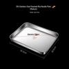 BOMANSI 304 Stainless Steel Square Multipurpose Tray