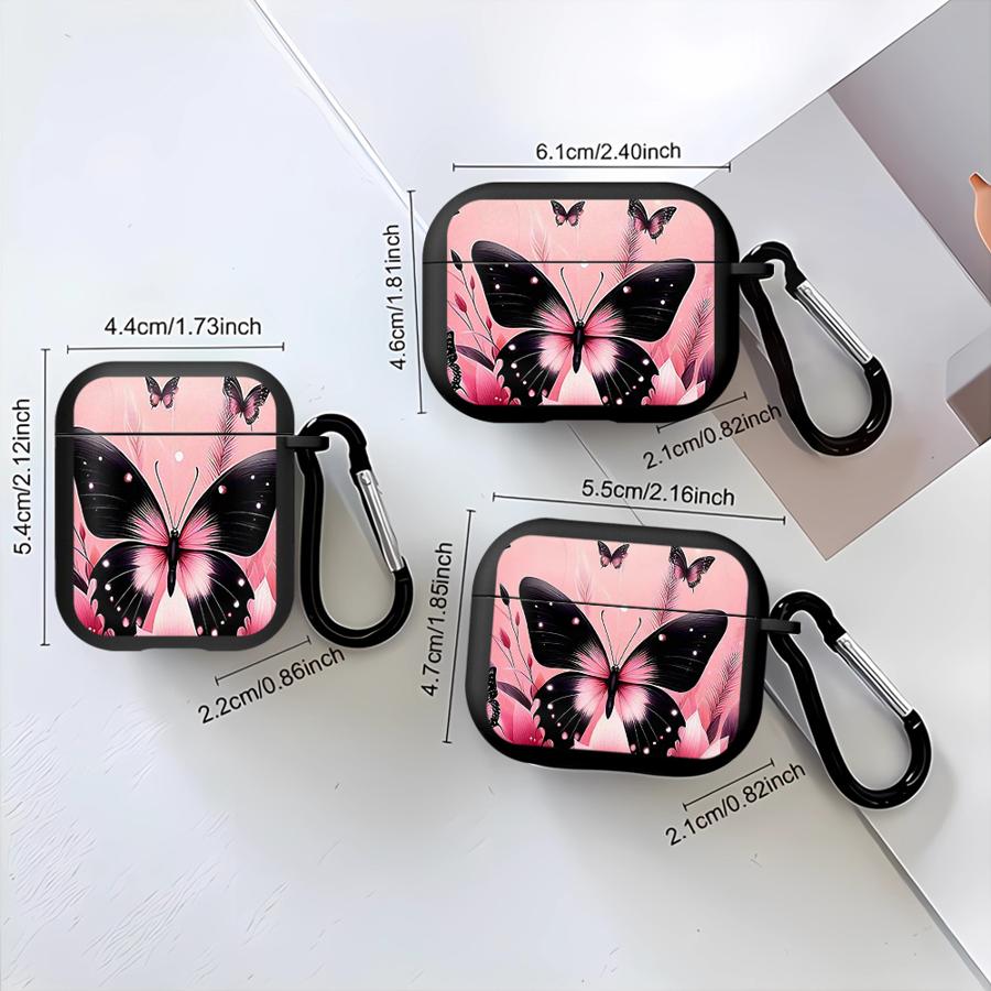 Butterfly And Flower Cool Earphone Cases Cover Case For Airpods Pro3 4 3 Pro2 1 Pro 2