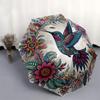 1pc Art Birds & Flowers Cartoon Umbrella, Portable Compact Umbrella, Suitable for Camping, Hiking and Travel A006