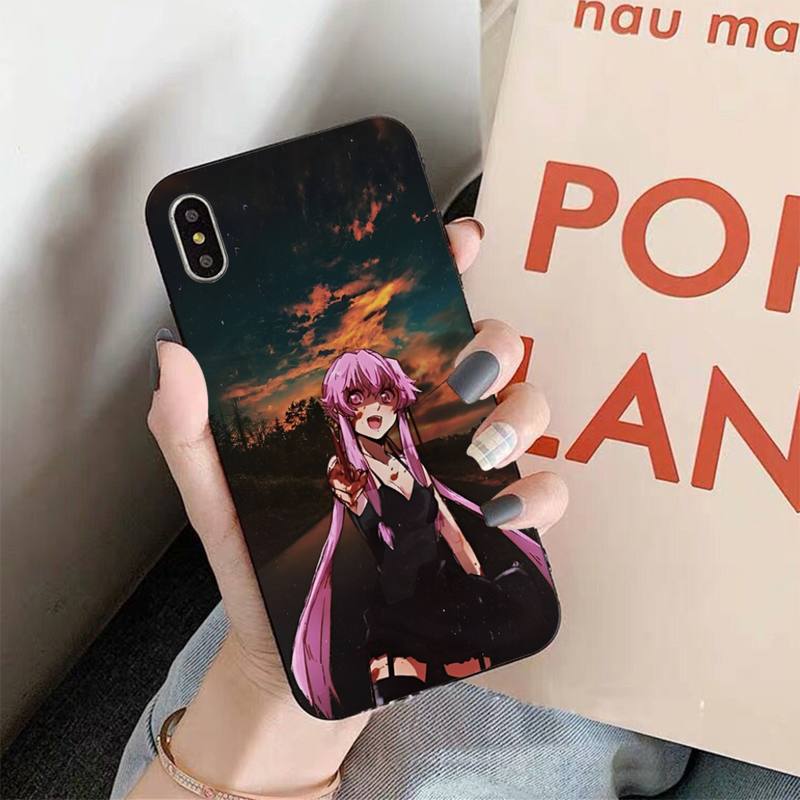 Mirai Nikki Future Diary Phone Case Silicone Soft for Iphone 14 13 12 11 Pro Mini XS MAX 8 7 6 Plus X XS XR Cover