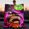 1 peça Manta de Flanela Rick and Morty para Exterior Macia, Leve e Quente
