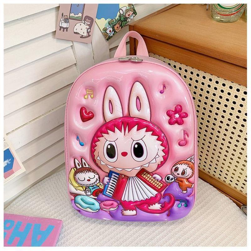 

Школьный рюкзак, школьный рюкзак, для мальчиков и девочек, рюкзак rabub на двойном плече, мультяшный милый новый рюкзак. one random pendant [No schoolbag, shoot carefully]