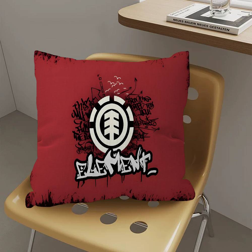 Skateboard Brand E-Element S-Skateboards Personalized Pillow Dust Cover Bedroom Kids Party Decoration Pillowcase Children Gift