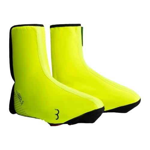 BBB Cycling Winter Shoe Covers, Multiflex HV, Yellow, Size 39/43, Windproof and Waterproof