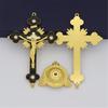 Metal Cross Ornaments Alloy Christian Catholic Art Statue Home And Office Desktop Decoration Small Cross Ornament