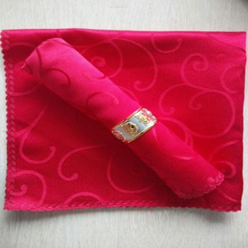 10pcs/lot 48*48cm Table Napkins Square Polyester Fabric For Birthday Christmas Festival Home Hotel Wedding Party Dinner Napkins