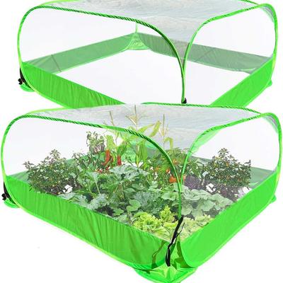 Pop Up Garden Mesh Plant Cover Outdoor Plant Pest Protector Guard Mesh Plant Enclosure Raised Bed Garden Bird for Fruits Vegetables Seedlings and