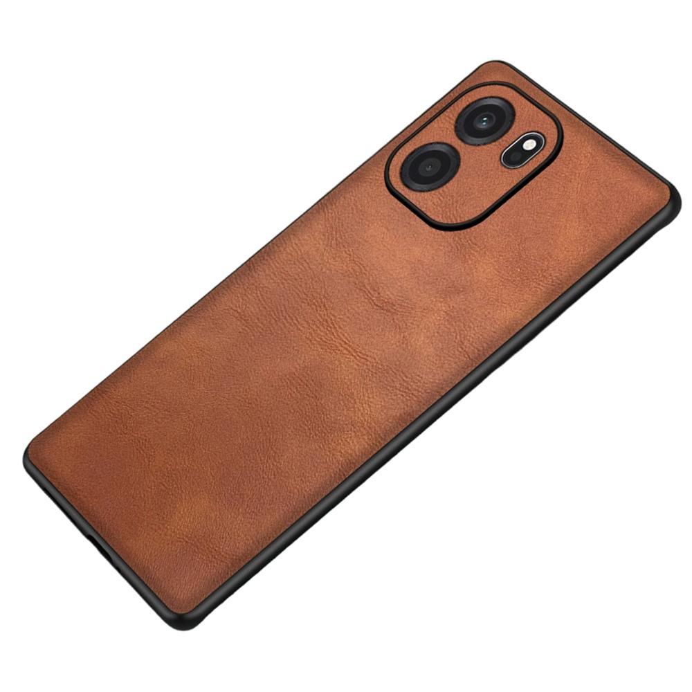 For OnePlus Turbo 6V 5G Case Retro Leather Coated PC + TPU Phone Cover