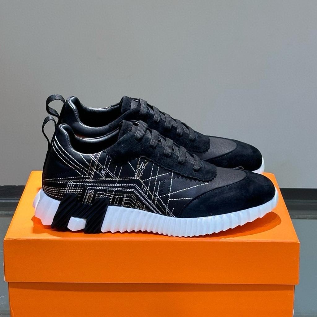 European Station 2025 New Embroidered Leather Sports Shoes Versatile Casual Shoes Trendy Brand Light Luxury Breathable Travel Running Shoes