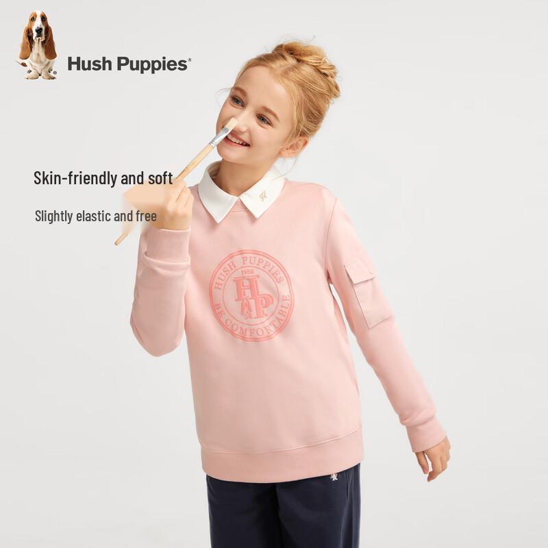 Hush Puppies Kids' Unisex Academy Style Pullover Sweatshirt