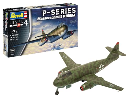 Немецкий Revell 1/72 Messerschmitt P.1099A P Серия Пластиковая Модель 03774 (Самолет)