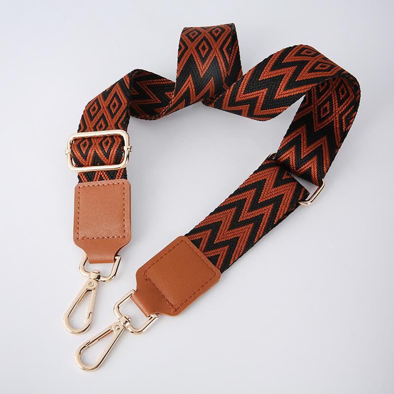 New Bag Shoulder Strap PU Leather Accessories Versatile Multi-color Woven Shoulder Crossbody Fashion Bag Strap Bag Accessories