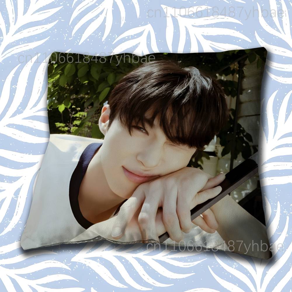 Corea BByeon Woo Seok Copricuscino Federa Cuscino Decorazione Federa Cuscino Stampata Custodia per Cuscino da Divano