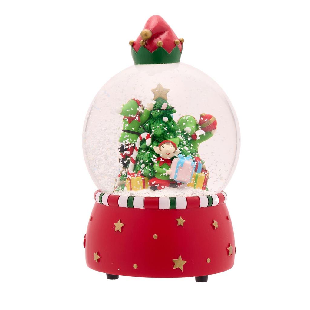 Elves Working Snowglobe with Music