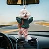 Fun Acrylic Cartoon Keychain For Car Accessories Eyecatching Hanging Ornament